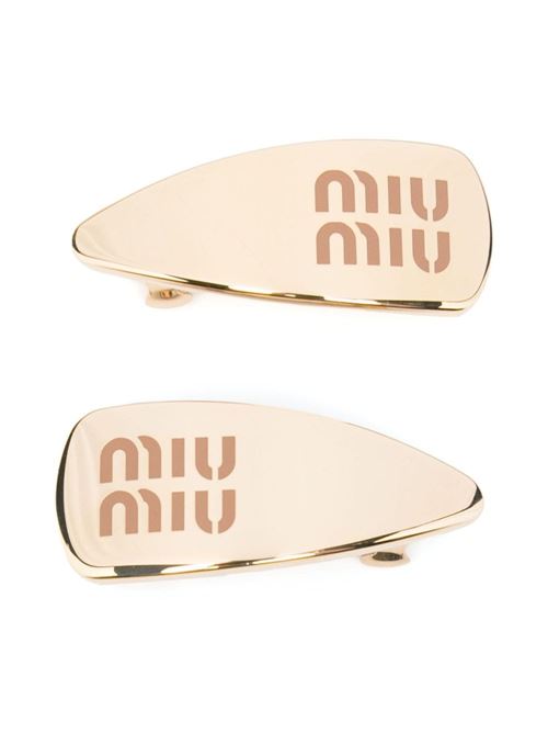 Fermacapelli con logo MIU MIU | 5IF1732F6TF098L